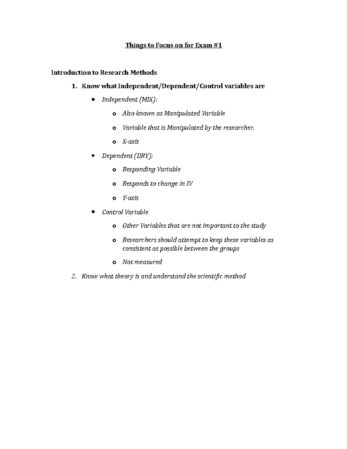 APSY 211 Fall 2022 Study Guide Exam 2 - Things to Focus on for Exam ...