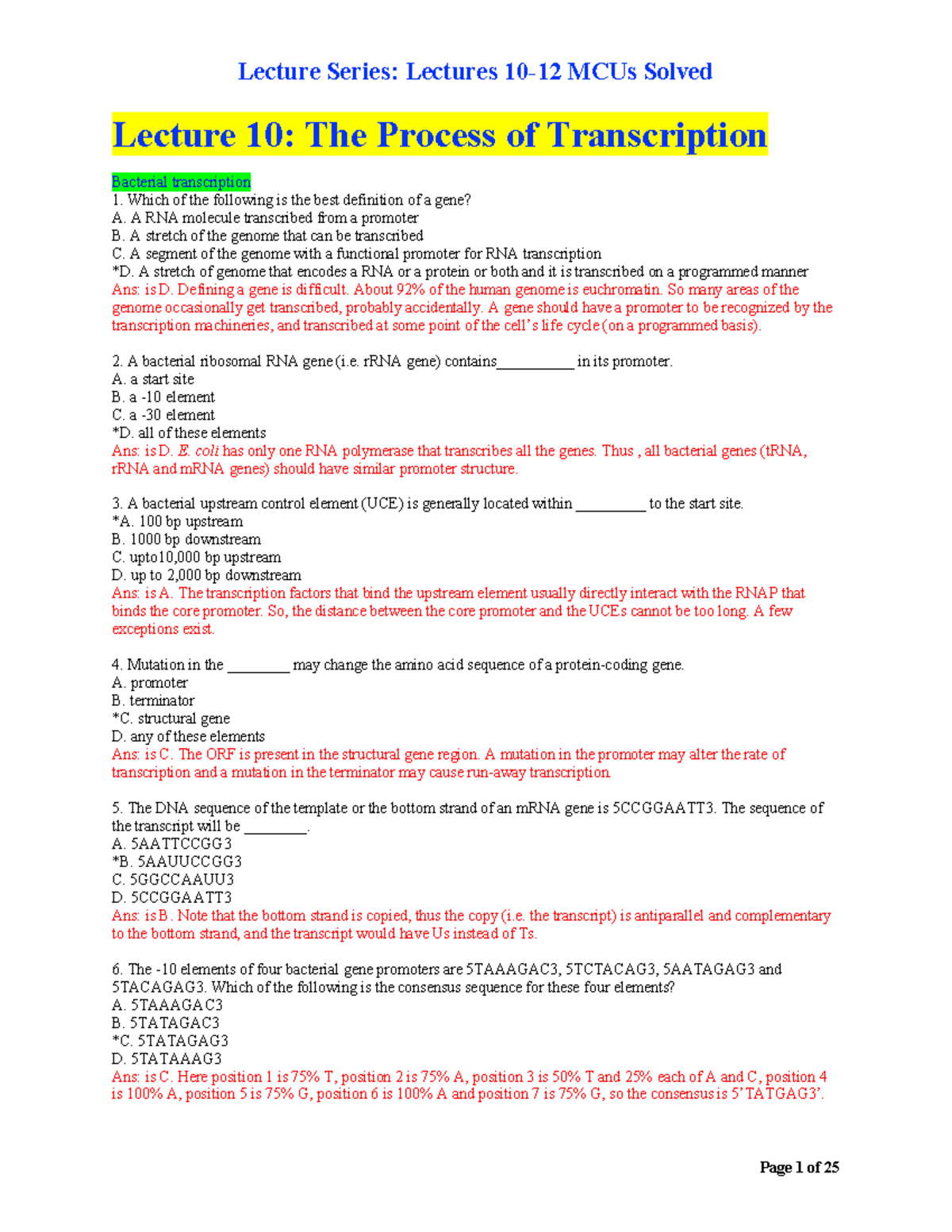 Lecture Series 4 Mcis Solved Lecture Series Lectures 10 12 Mcus Solved Lecture 10 The Process Of Studocu