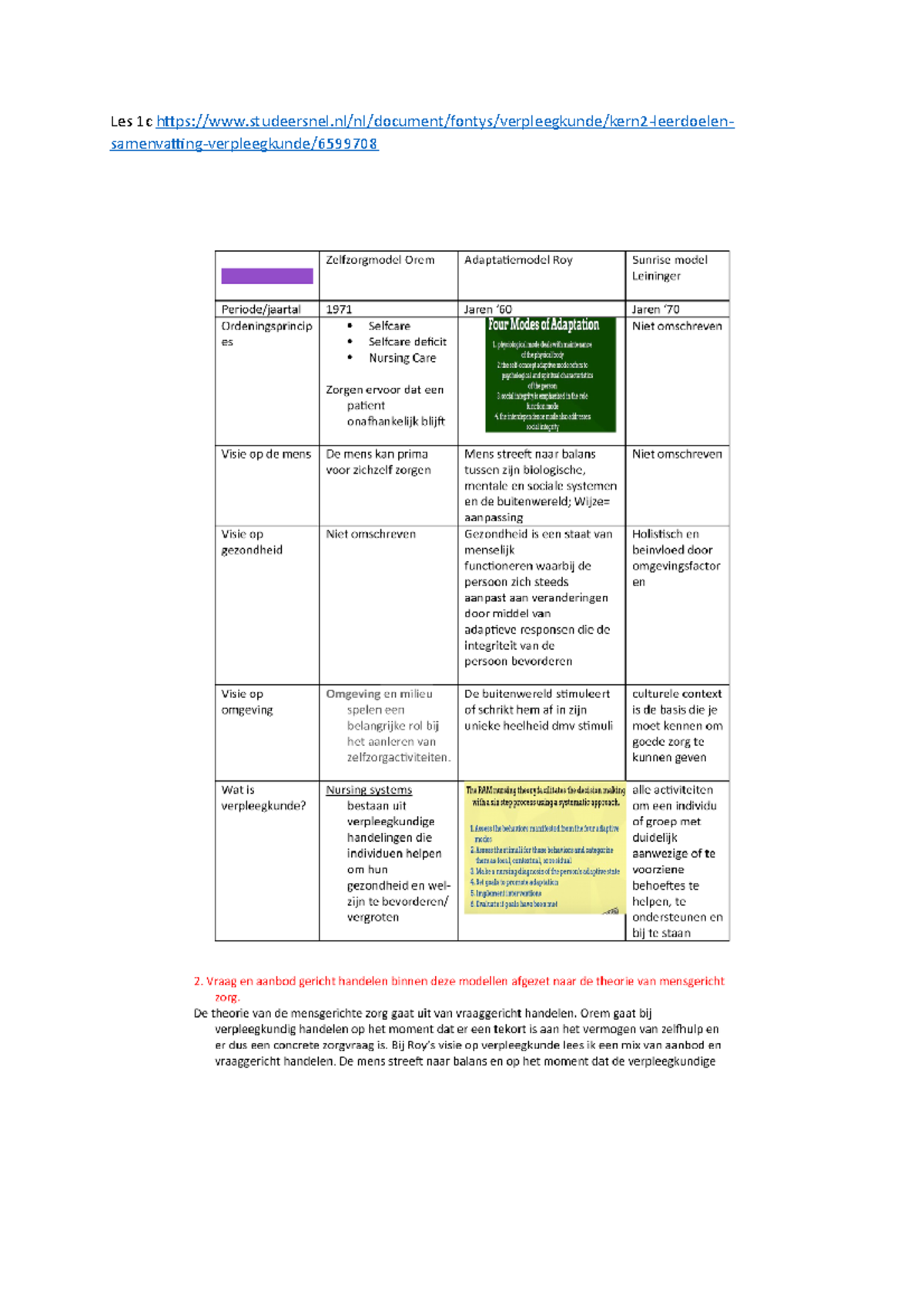 Les 1c - Voorbereiding - Les 1c Studeersnel/nl/document/fontys ...