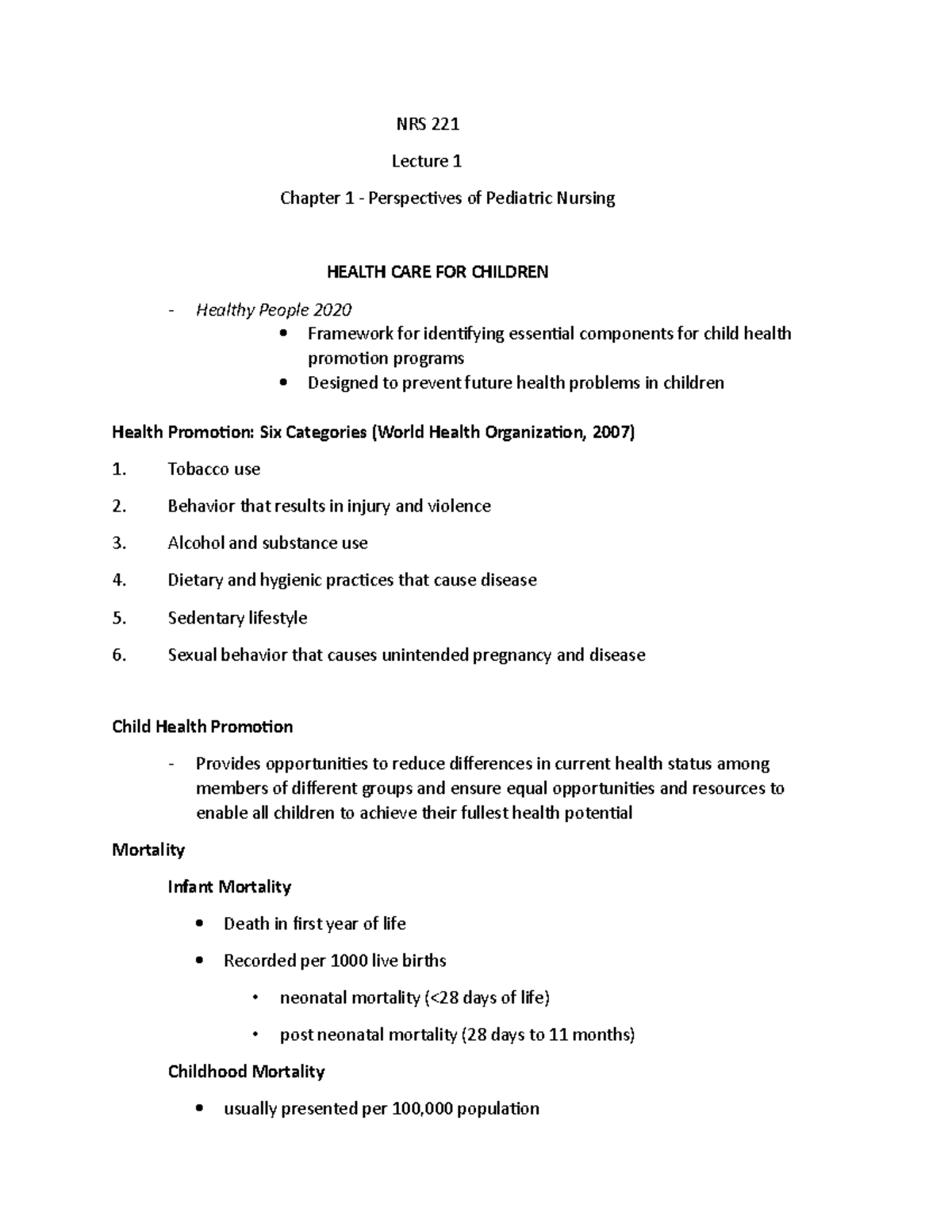 NRS 221 - Chapter 1 - NRS 221 Lecture 1 Chapter 1 - Perspectives of ...
