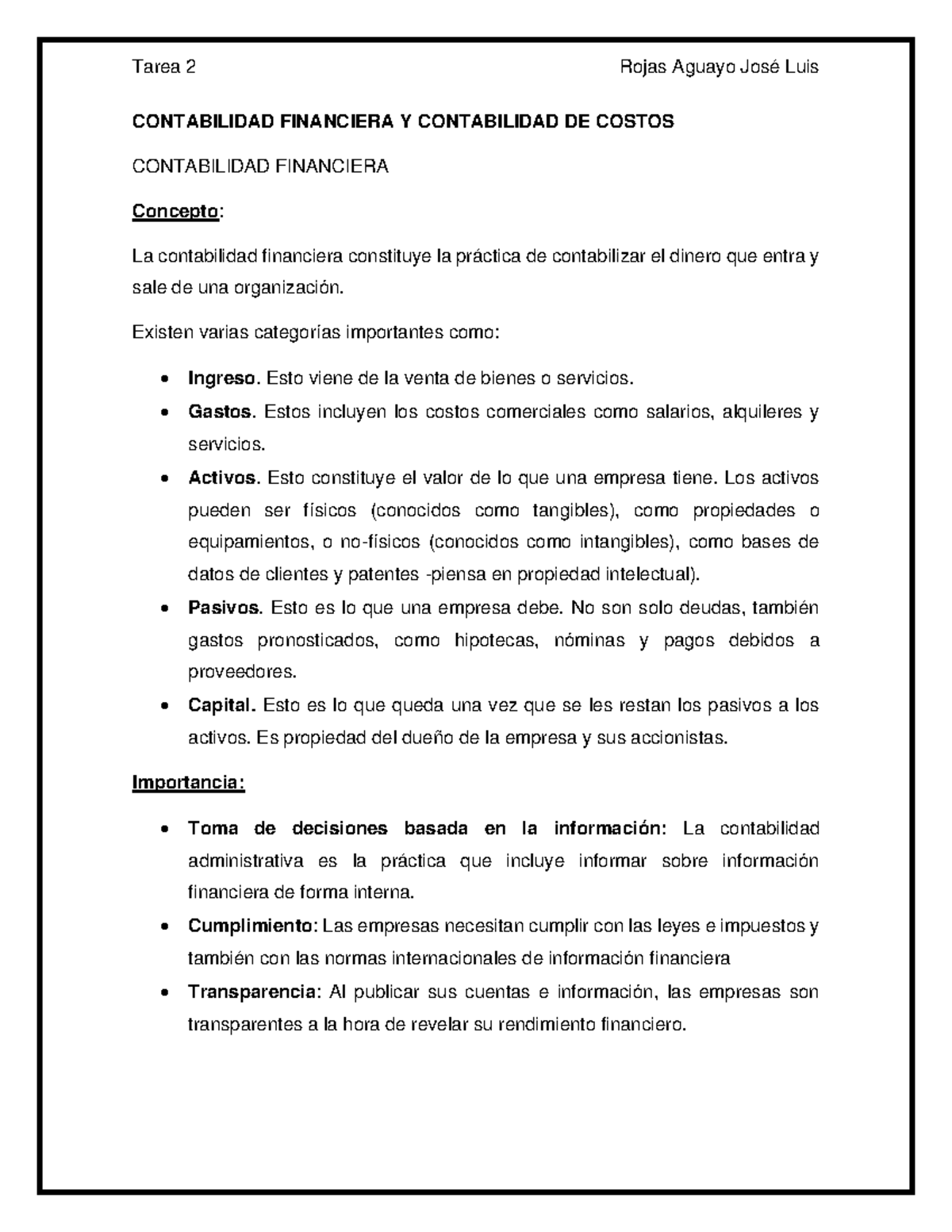 Tarea 2 semana 2, Contabilidad financiera y de costos - CONTABILIDAD ...