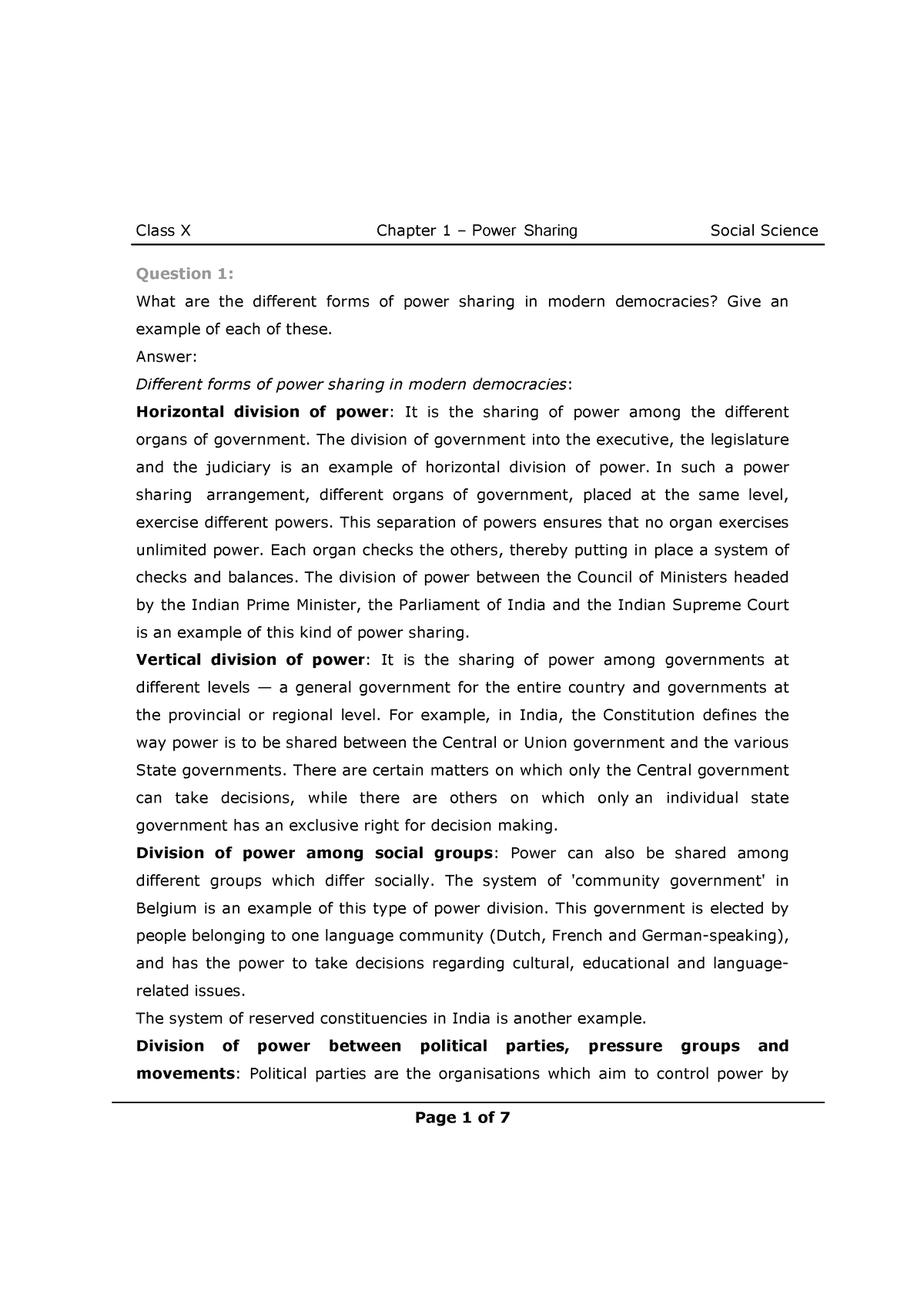 chapter-1power-sharing-question-1-what-are-the-different-forms-of