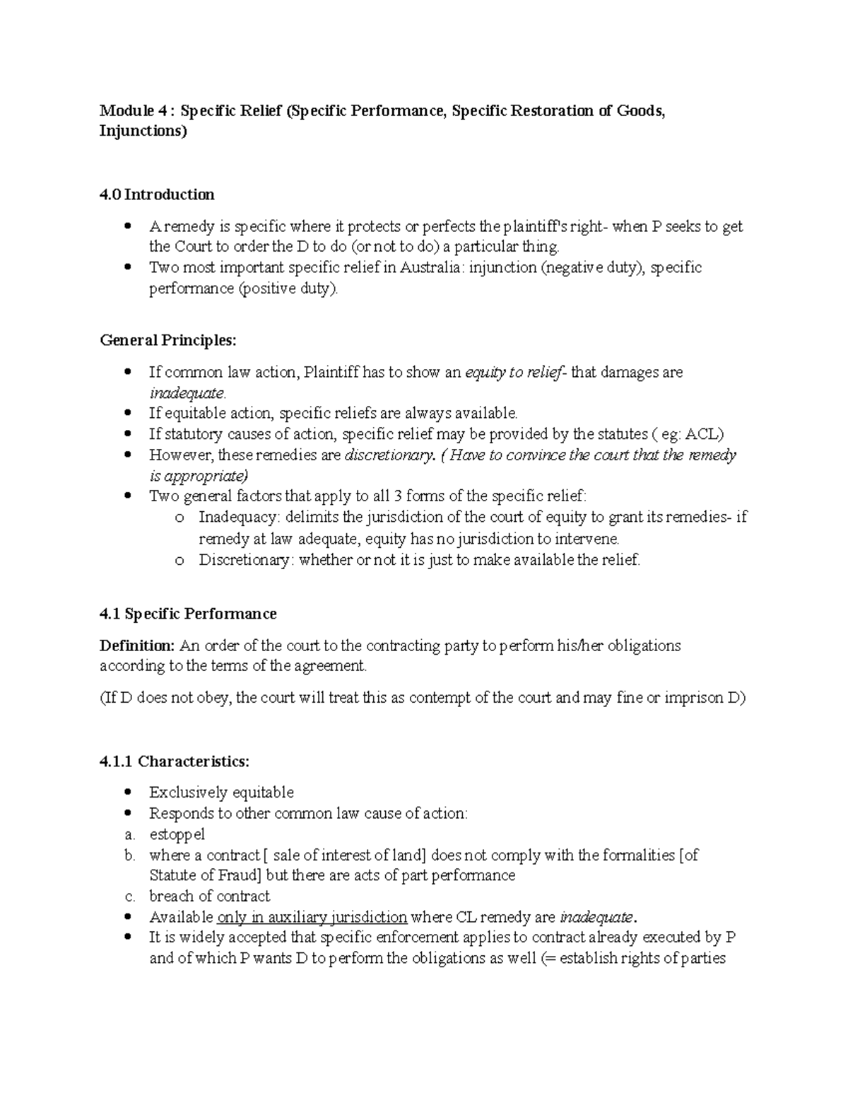 specific-relief-lecture-note-4-module-4-specific-relief-specific