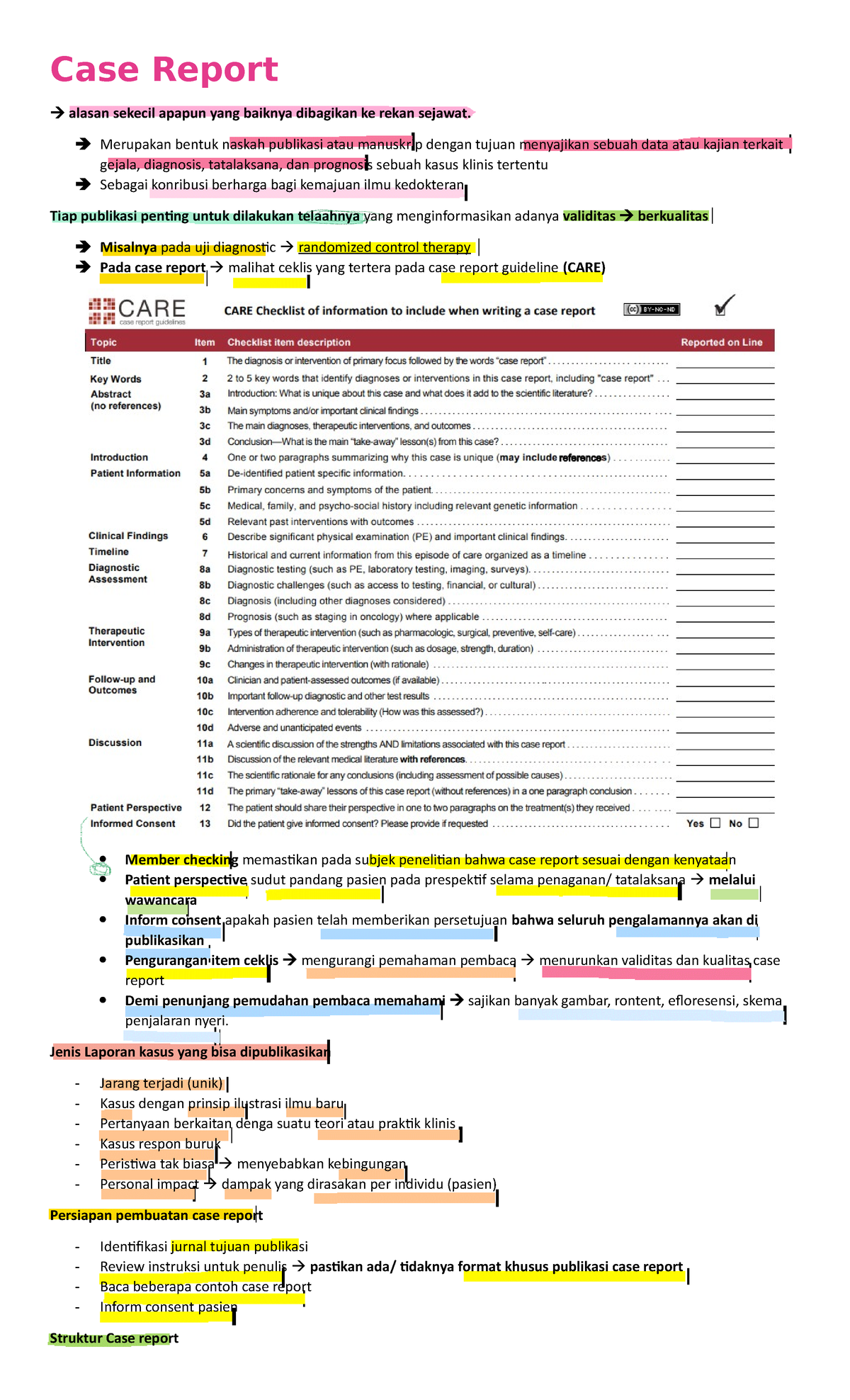 Riset 3-Case Report - Case Report Alasan Sekecil Apapun Yang Baiknya ...