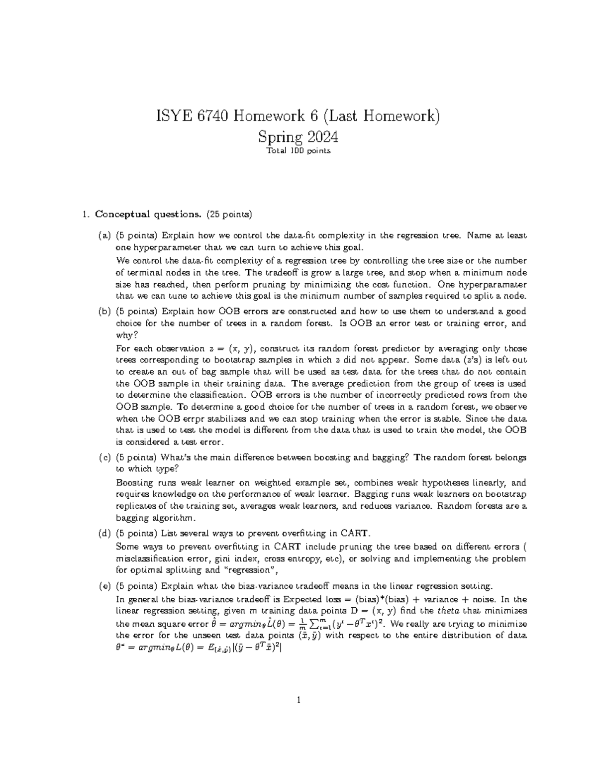 Hw 6 report - assignment 6 - ISYE 6740 Homework 6 (Last Homework ...