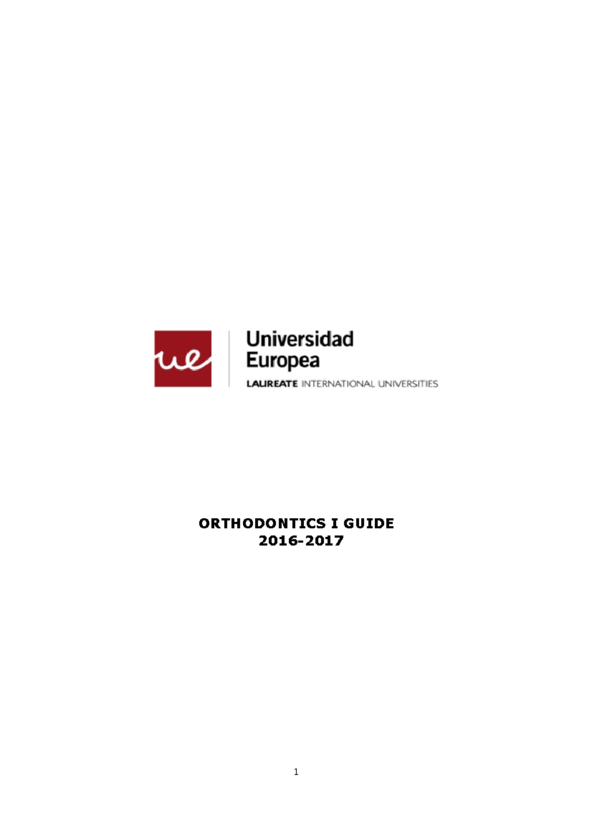 Ortho I Guide 2016-17 Rev-2 - ORTHODONTICS I GUIDE 2016- GUIA DE LA ...