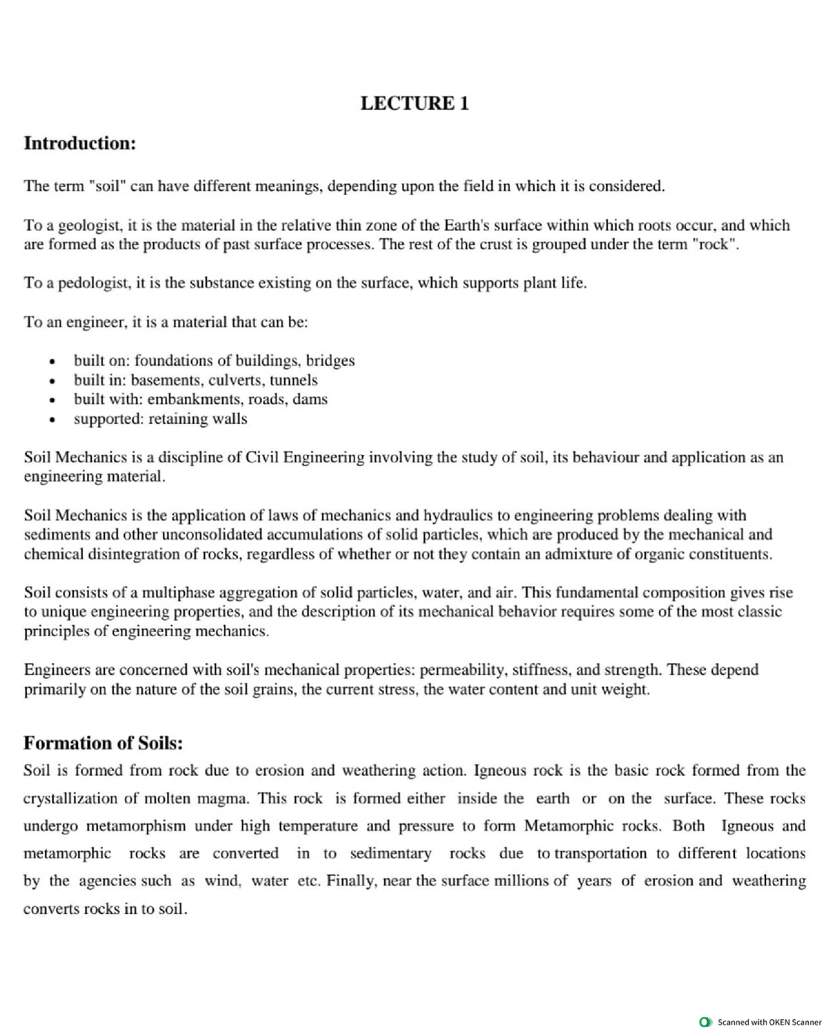 Soil Classification - Geotechnical Engineering - Studocu