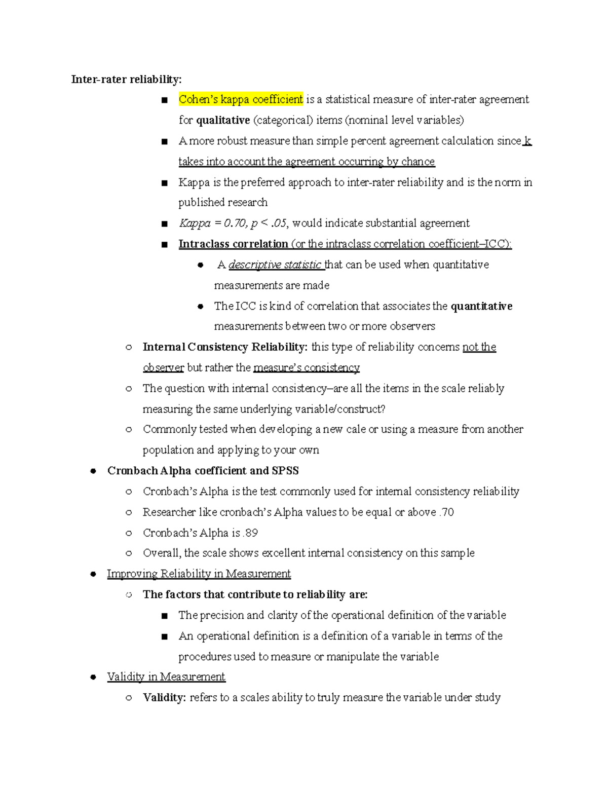 Chapter 4 Data and the Nature of Measurement (Part III) - Inter-rater ...