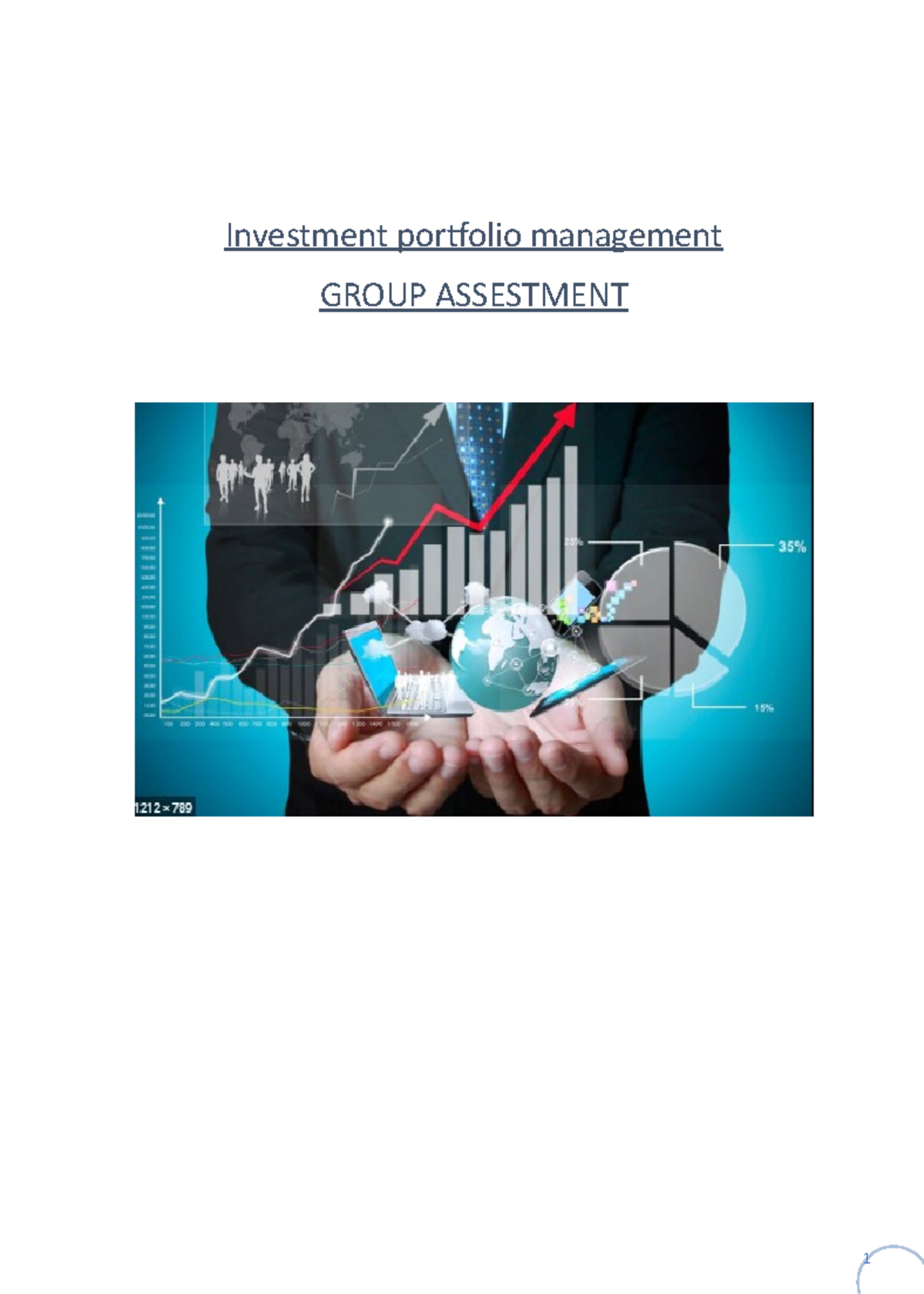 Group assignment (IPM) Investment portfolio management GROUP