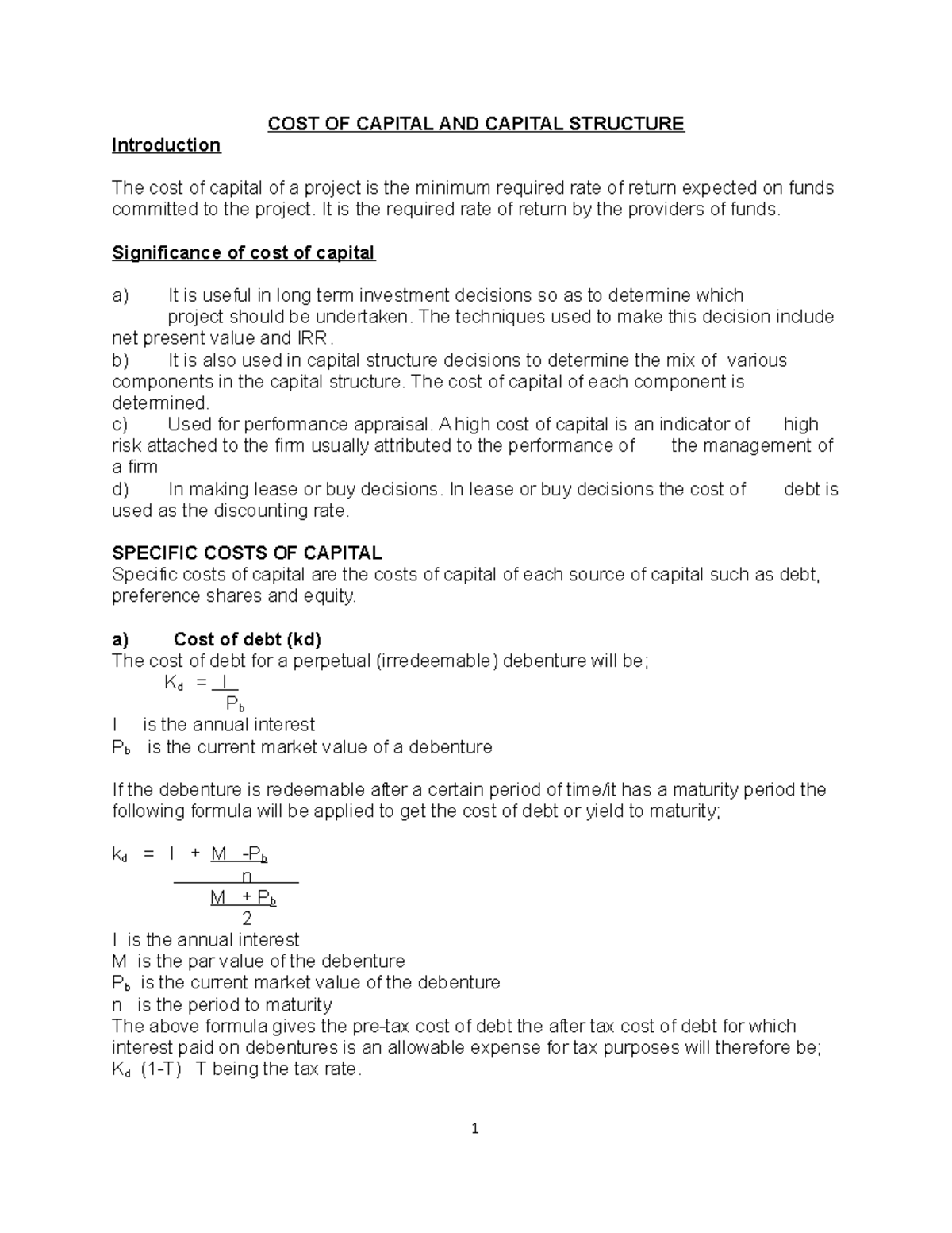 cost-of-capital-and-capital-structure-cost-of-capital-and-capital