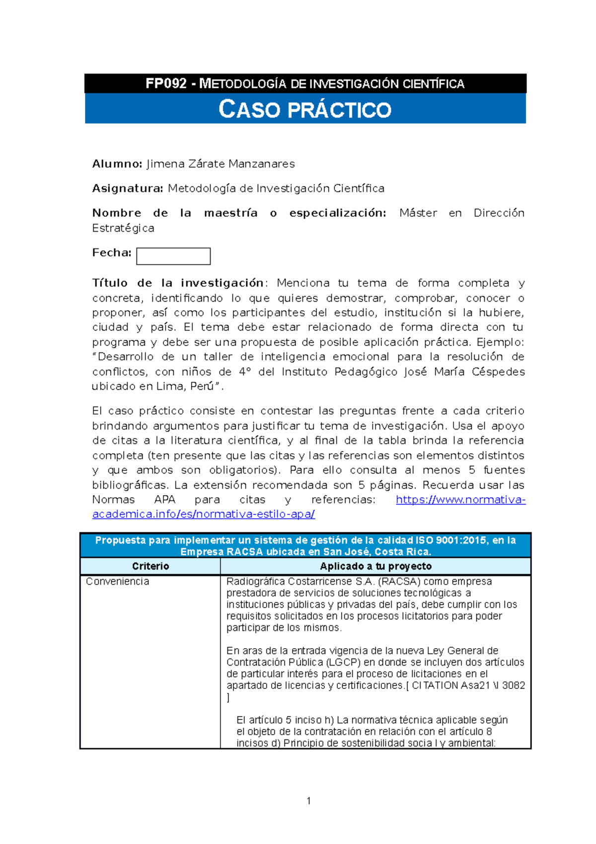 Fp092 Cp Co Plantilla Esp V1r1 Fp092 MetodologÍa De InvestigaciÓn