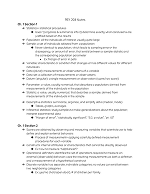 Psy 201 Practice Homework 5 - PSY 201 - Homework 6 Name: Date: Use The ...