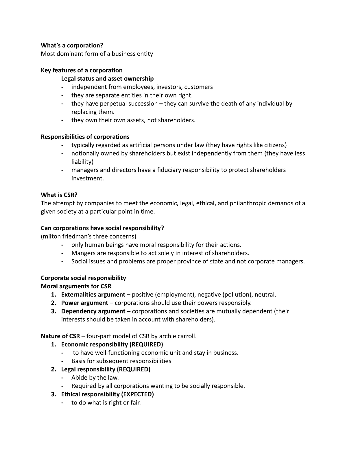 ethics-02-chapter-notes-what-s-a-corporation-most-dominant-form-of