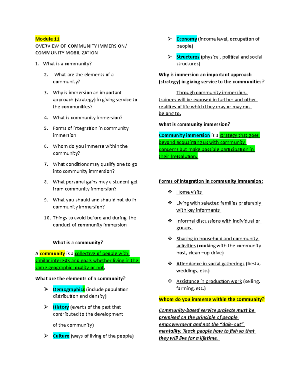 nstp-reviewer-module-11-overview-of-community-immersion-community