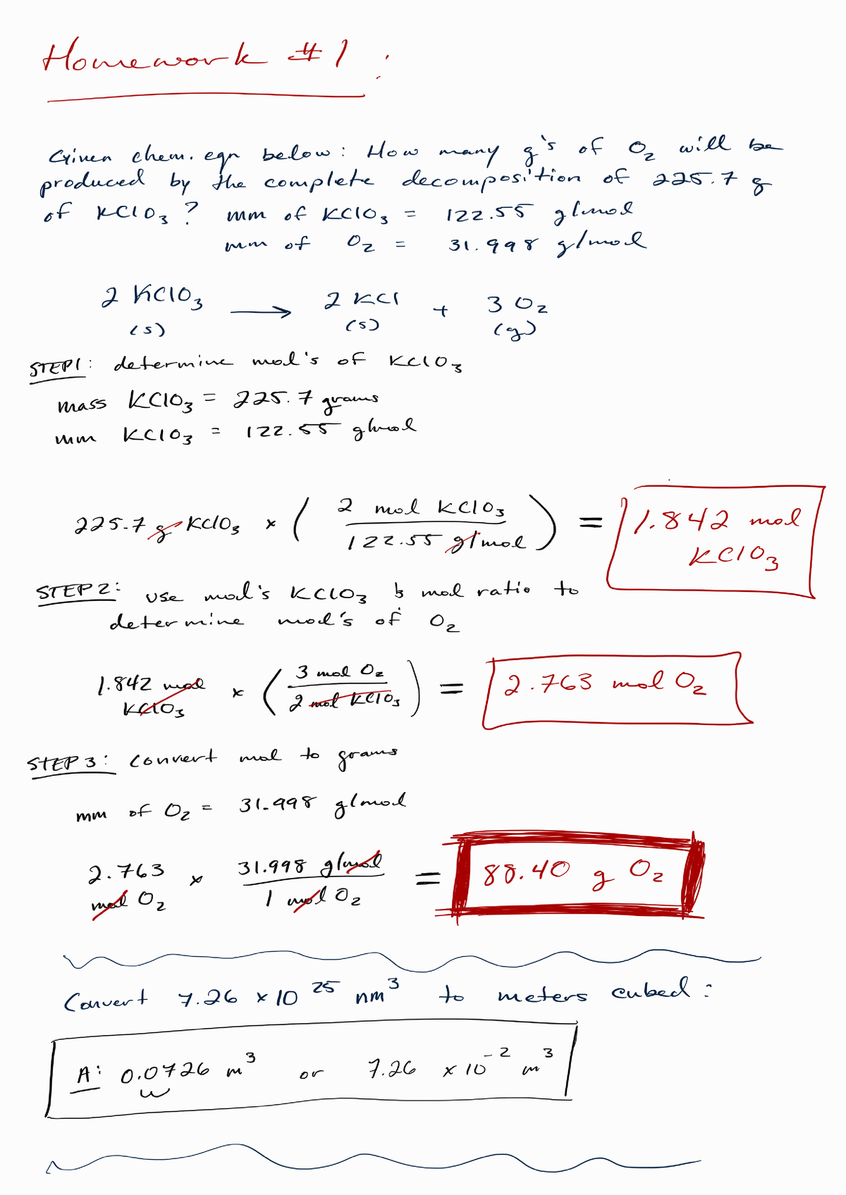 Chemistry Homework Notes #1 - CHM 3120C - Studocu