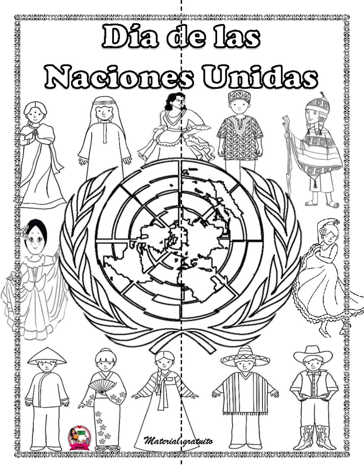 Lapbook día de las Naciones Unidas Profa Kempis - Material gratuito ...