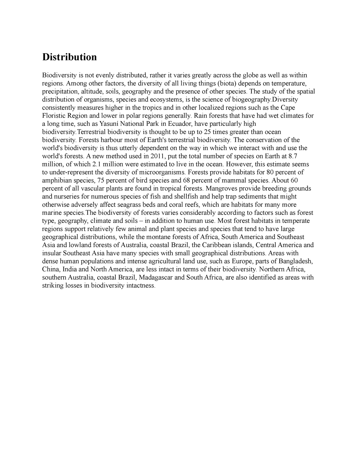 direct distribution essay