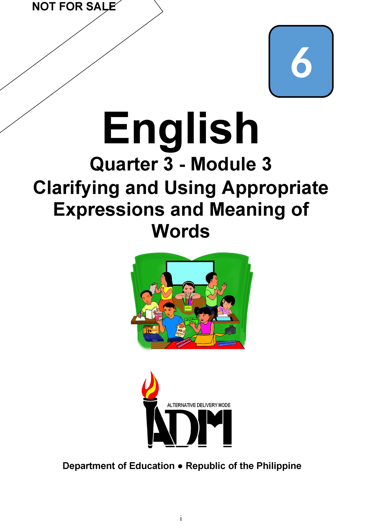 English 6 Q3 M3 L5-L6- Final - English Quarter 3 - Module 3 Clarifying ...