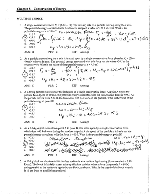 PHYS 1011 - HW4 with solution - PHYS1011 – SPRING 2022 THE AMERICAN ...