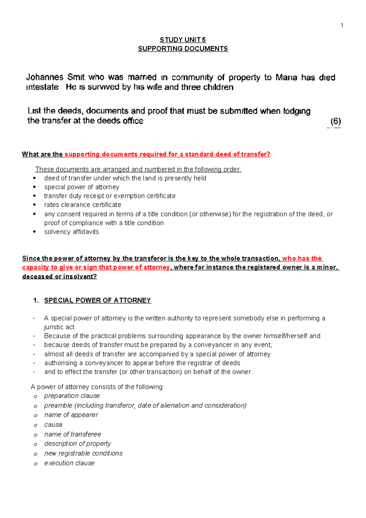 Study UNIT 5-2015 0610-2 - STUDY UNIT 5 SUPPORTING DOCUMENTS What are ...