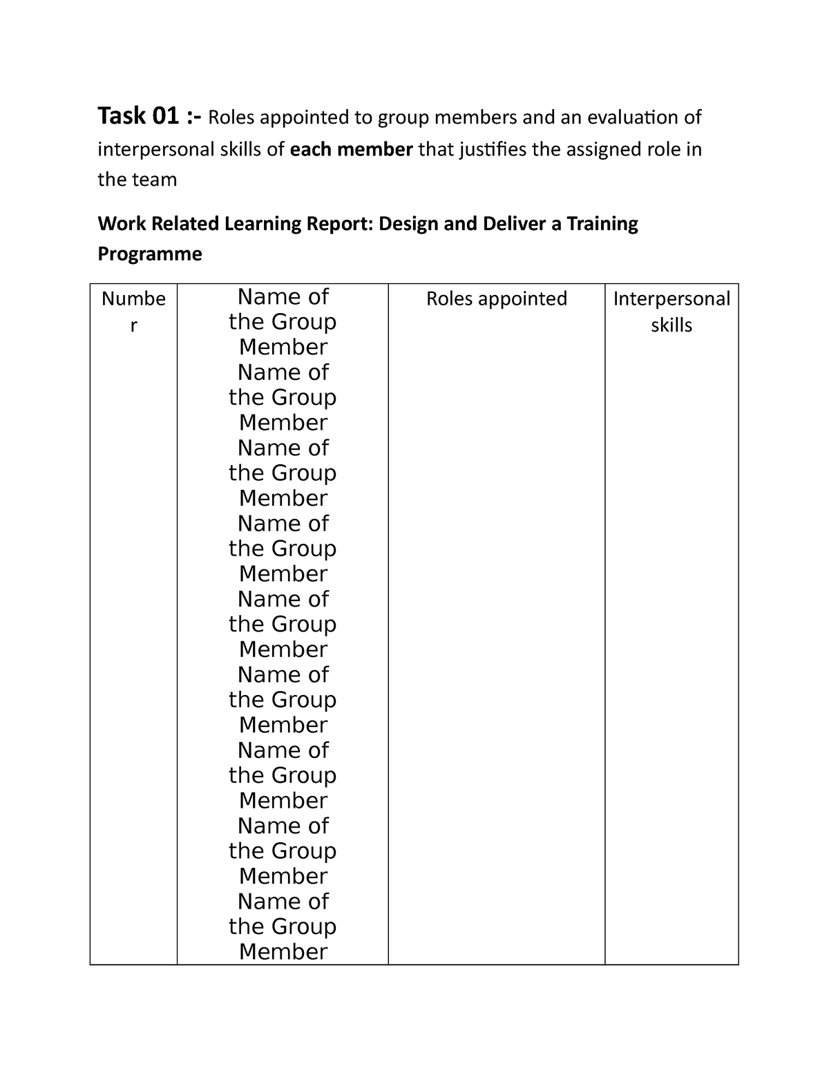 work-related-learning-report-design-and-deliver-a-training-programme