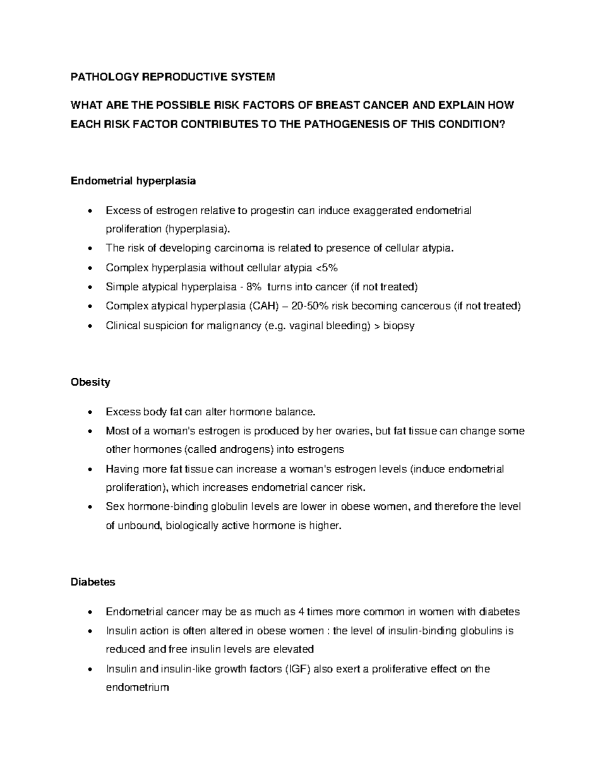 Pathology Reproductive System - PATHOLOGY REPRODUCTIVE SYSTEM WHAT ARE ...