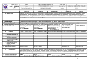 MIL Q2 Module 2 - Media and Information Literacy Quarter 2 – Module 2 ...