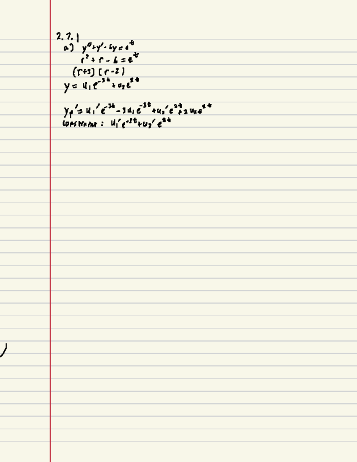 MATH 285 Test - HW description on how to do the problem - MATH 285 - 2 ...
