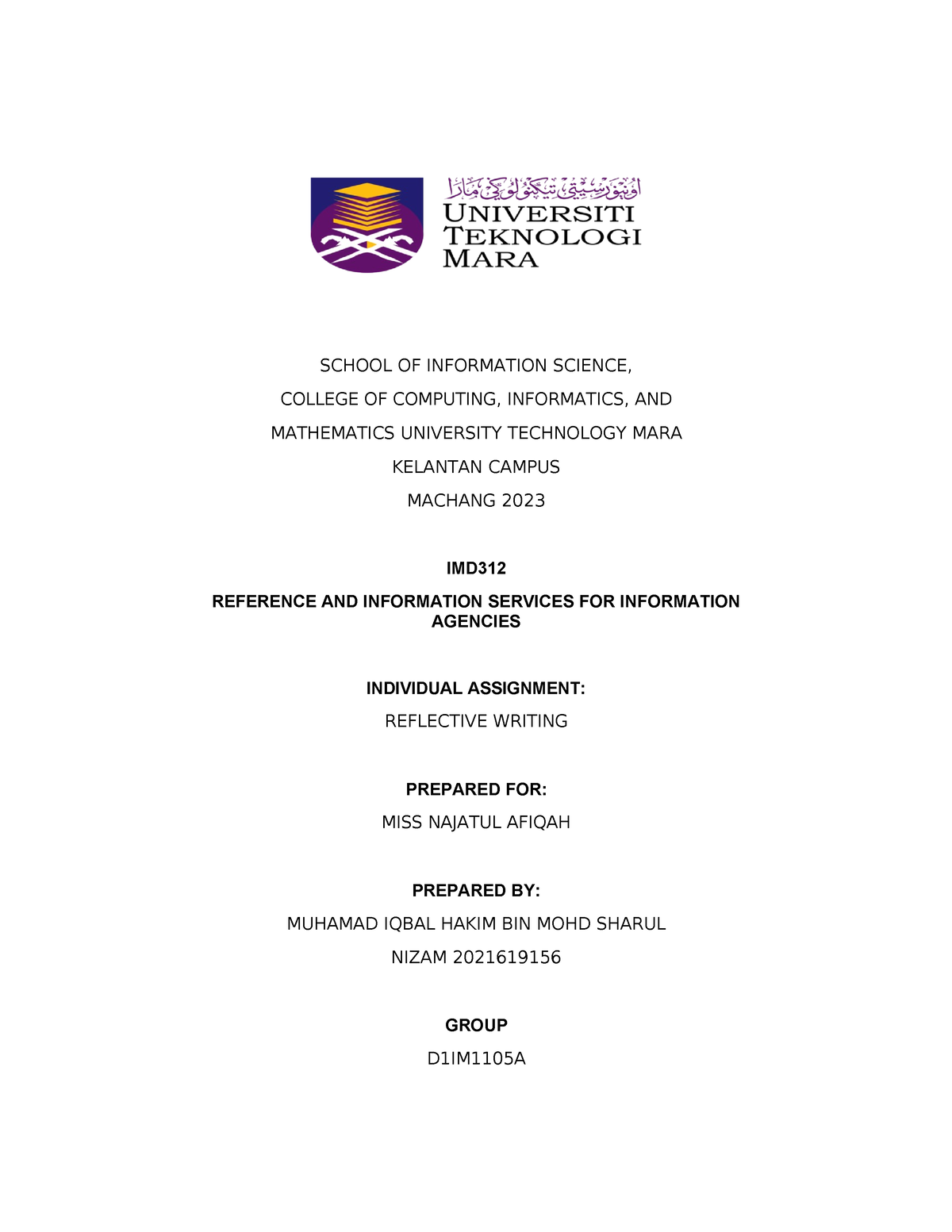 Evaluation OF Electronic Resources IMD312 - SCHOOL OF INFORMATION ...