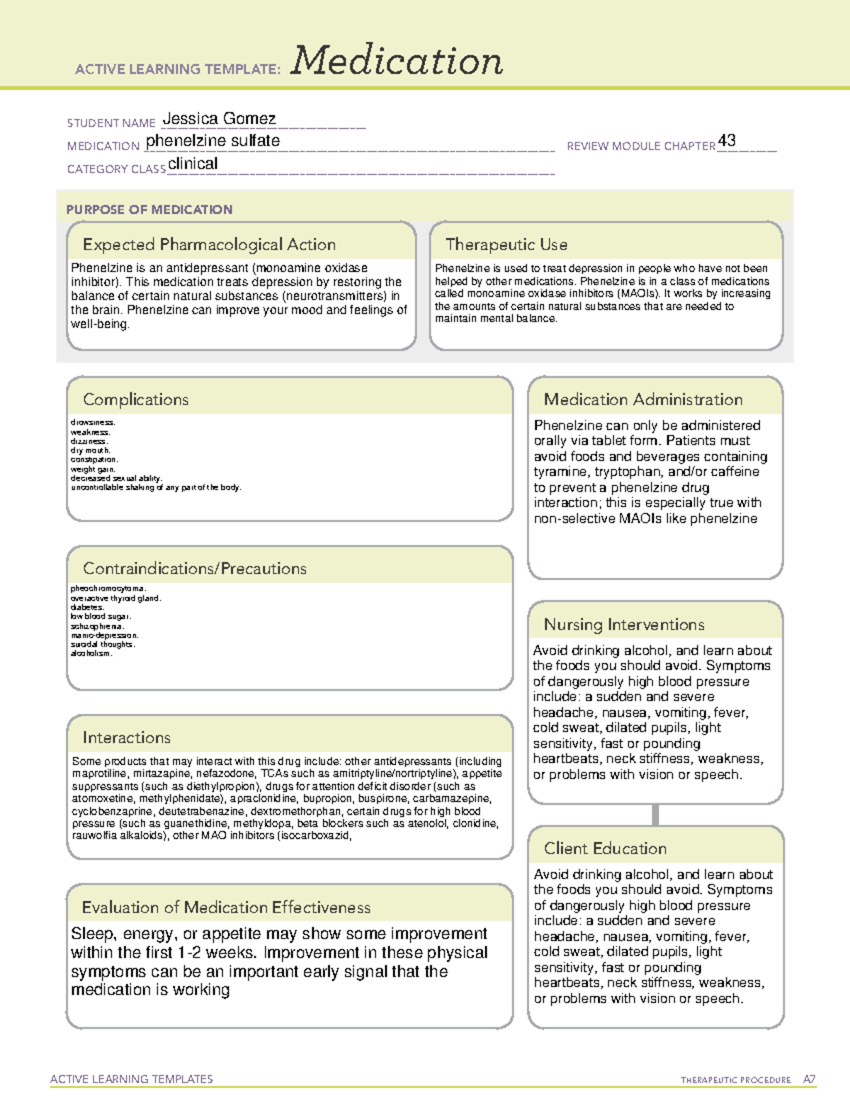 Electrocardiography: Assignment 1 Pink Ati Book - Active Learning 