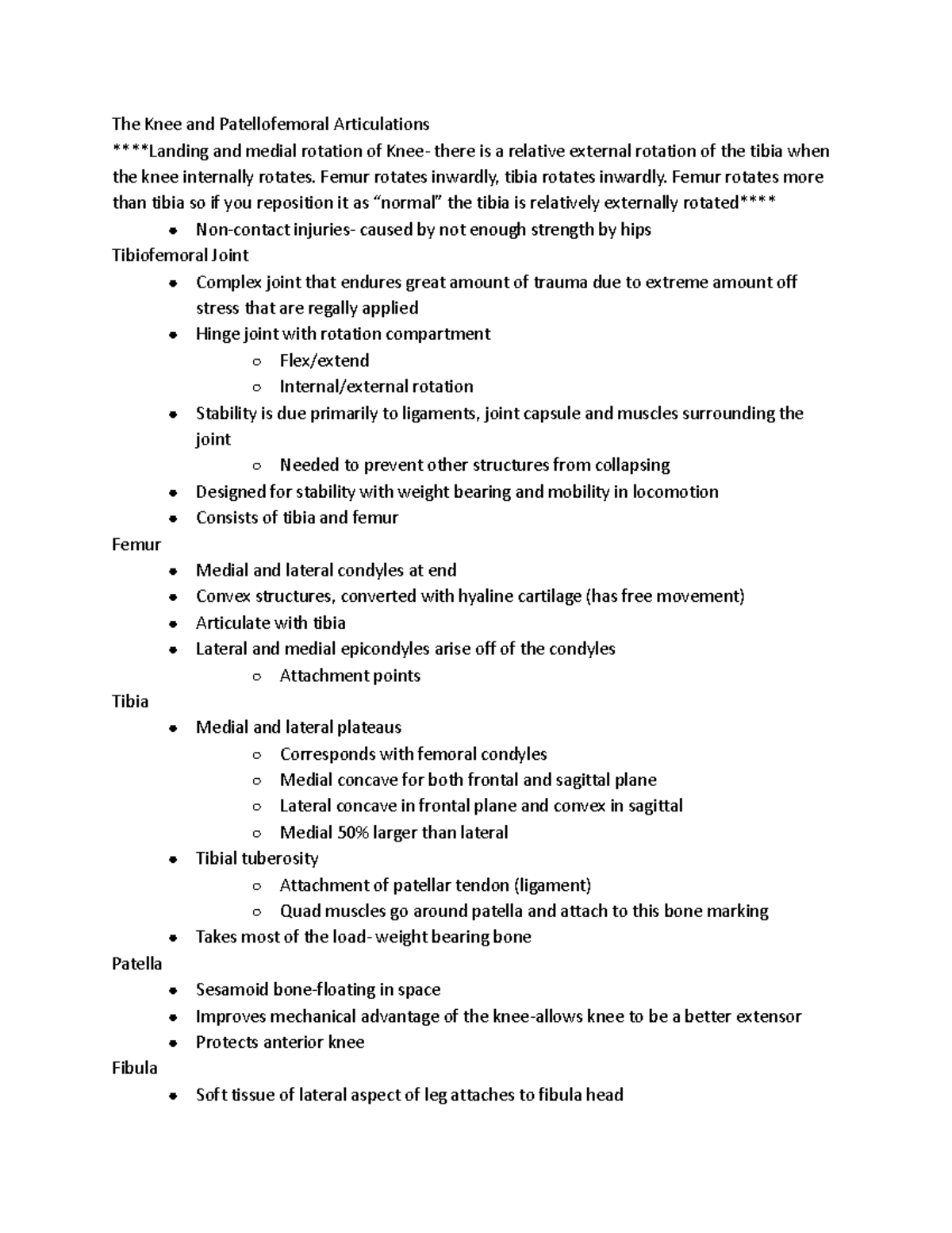 SM 7 Sports medicine notes EX 240 Studocu