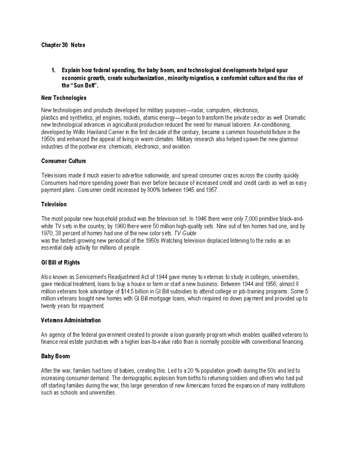 Chapter 30 Notes - Summary self written - Warning: TT: undefined ...