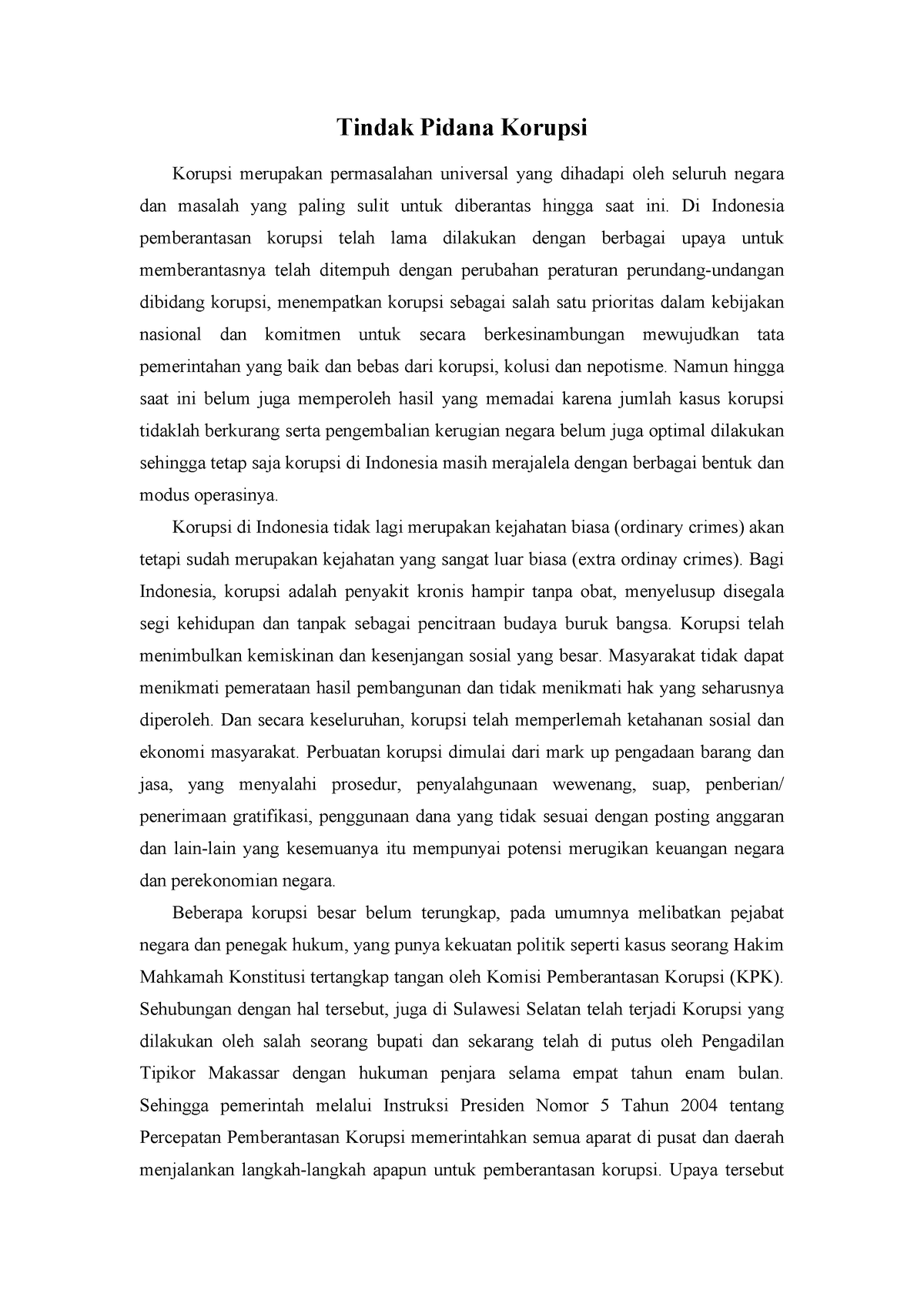 14. Hukum Pidana Korupsi Di Indonesia - Tindak Pidana Korupsi Korupsi ...