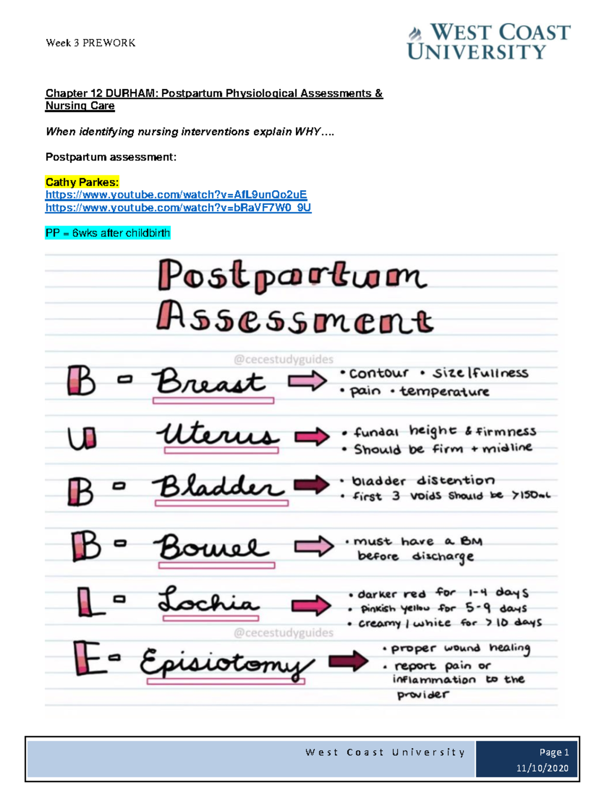 Week 3 Pre Work N/a W e s t C o a s t U n i v e r s i t y Page 1
