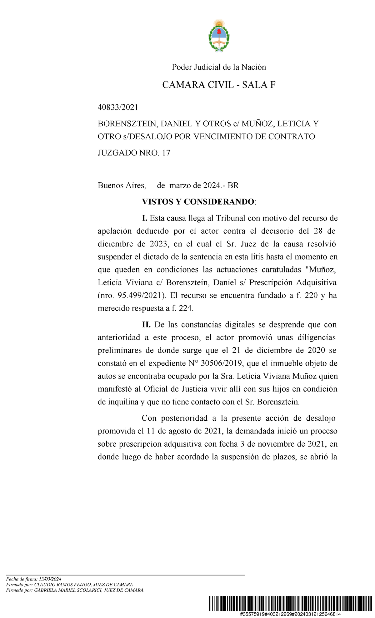 Fallo - Modelo sentencia - #35575919#403212269# Poder Judicial de la ...