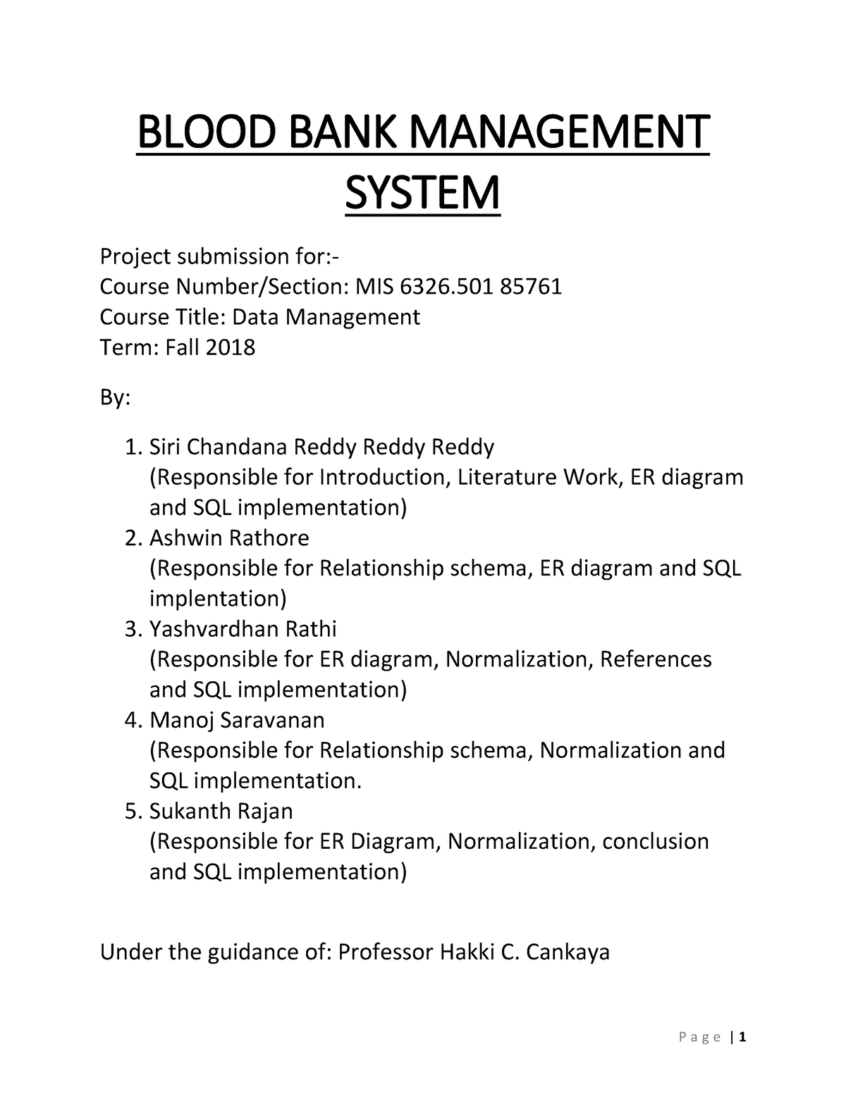 blood bank management system research paper