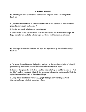 Intermediate Microeconomics - Midterm test 2 and Answer - INTERMEDIATE ...