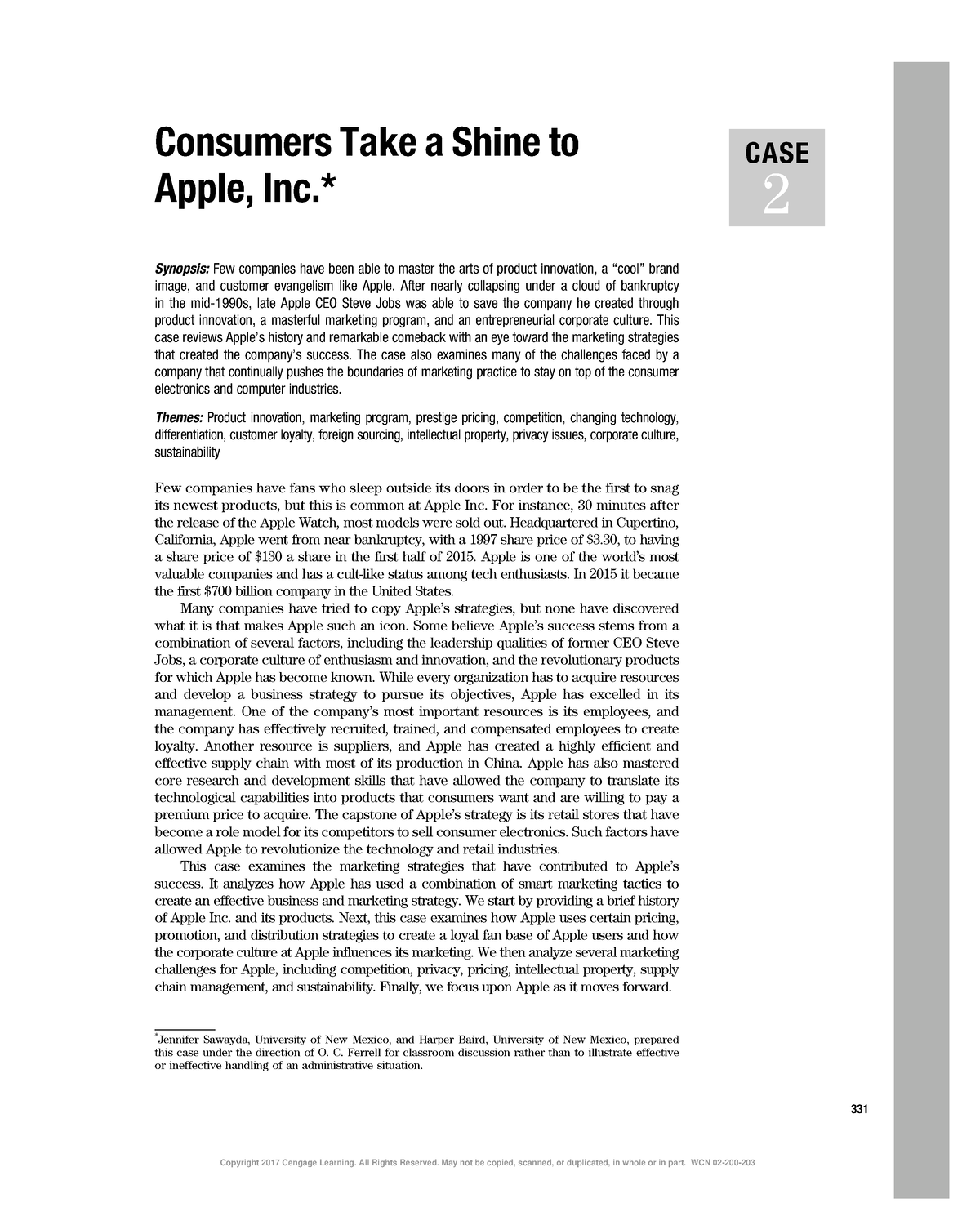 consumers take a shine to apple inc case study solution