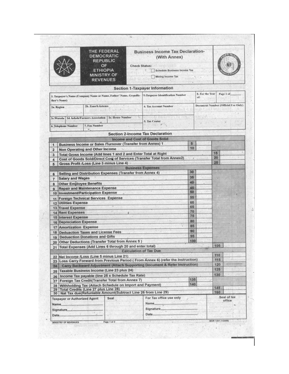 business-income-tax-declaration-with-annexax-tax-law-aau-studocu