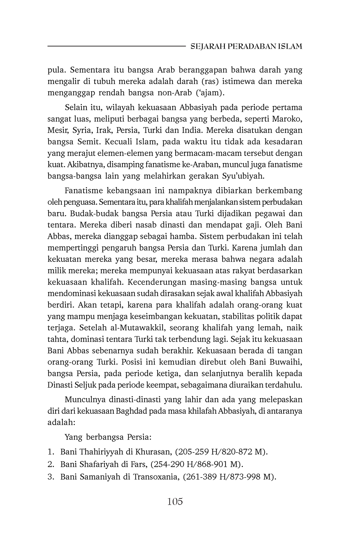 Sejarah Peradaban Islam Karya SITI Zubai (1)-118 - 105 SEJARAH ...