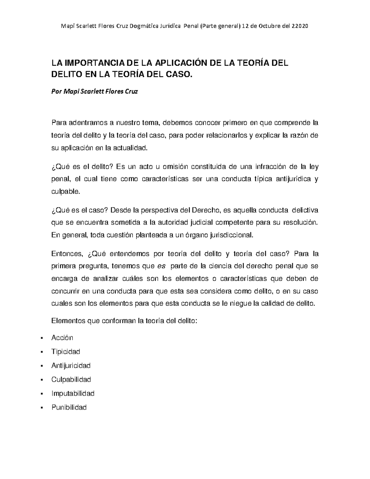 Ensayo Mapi - Apuntes de la escuela - Mapi Scarlett Flores Cruz Dogm ...