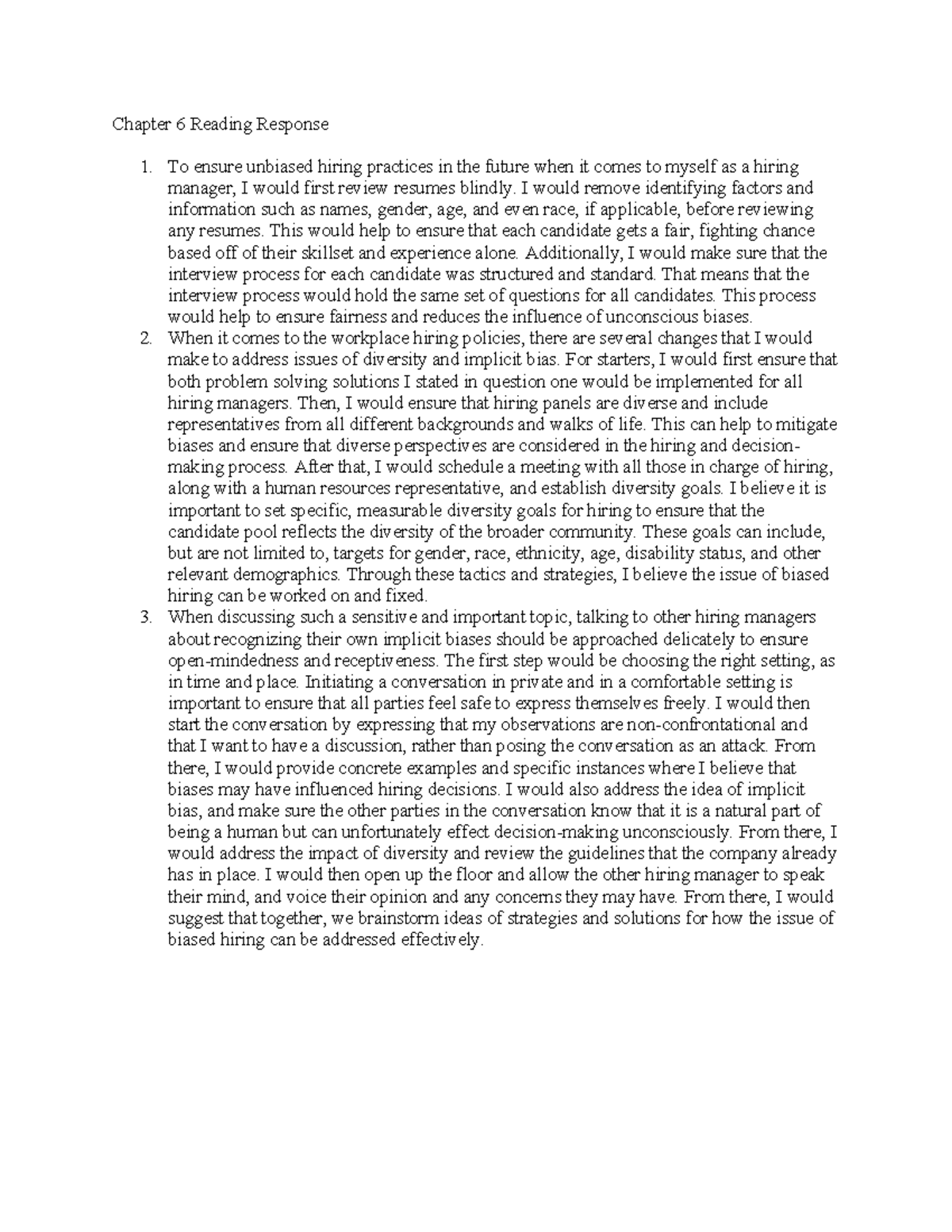 JOUR515 Ch6Response - Detailed response for Chapter 6 homework ...