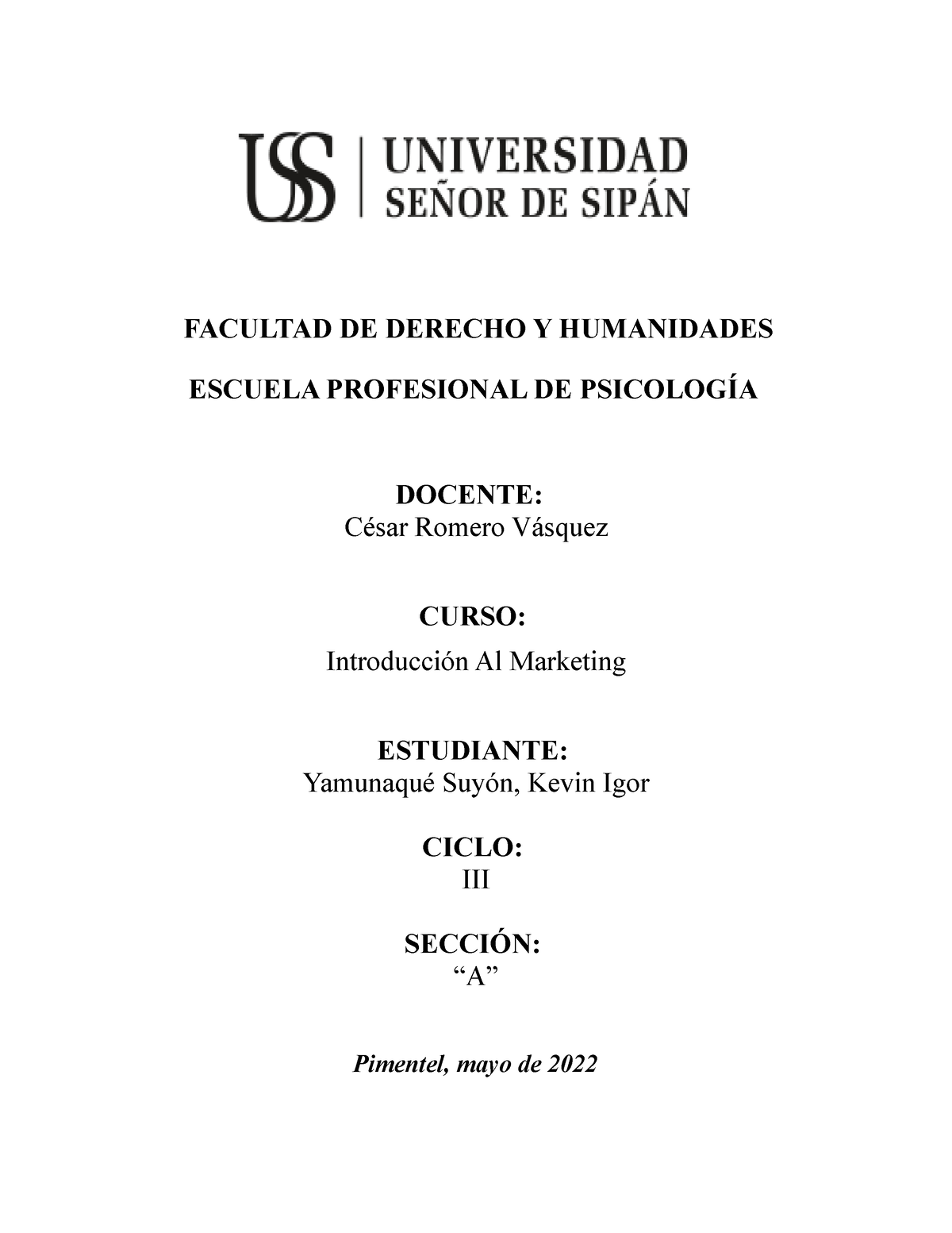 Foro De Debate Y Argumentacion-Kevin Yamunaque IM - FACULTAD DE DERECHO ...