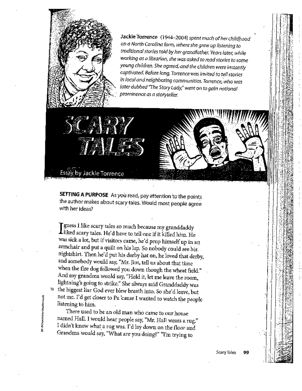 scary tales essay by jackie torrence