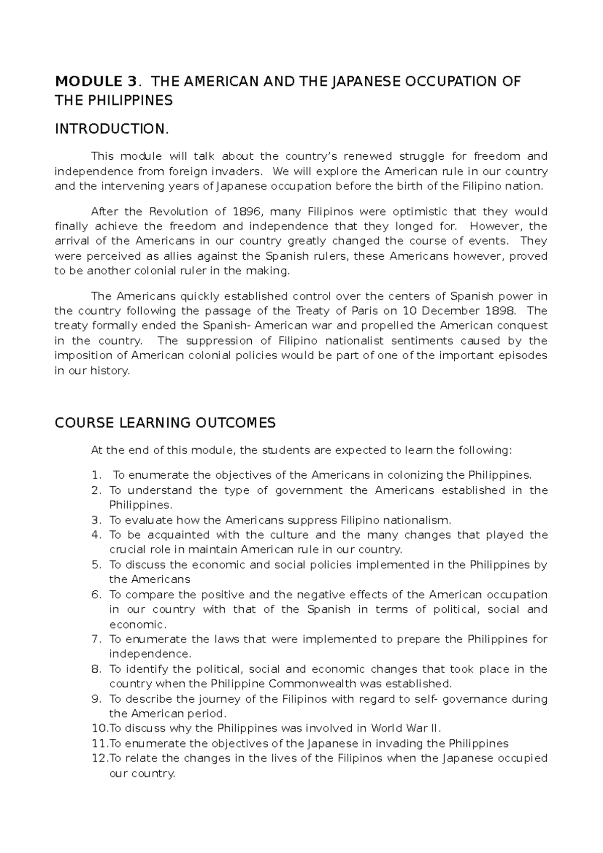 GE 2 Module 3 Lesson 1 5 with references - MODULE 3. THE AMERICAN AND ...