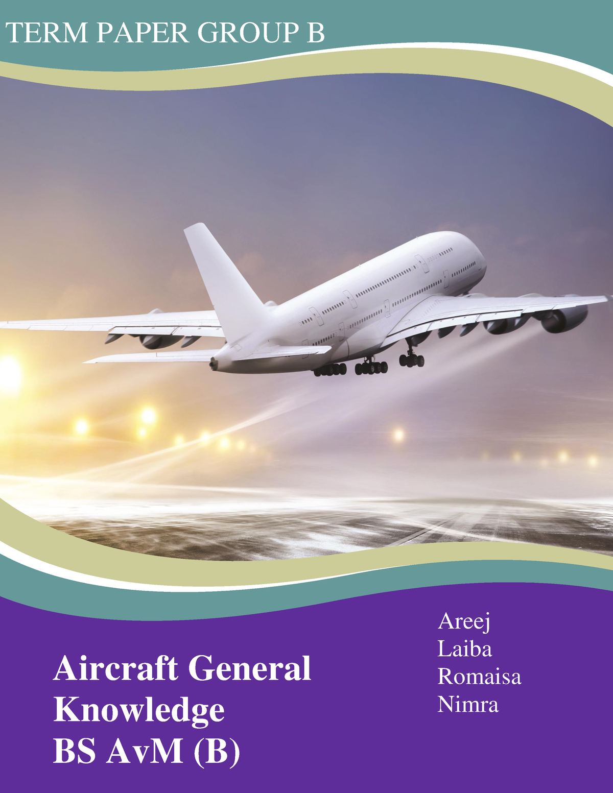 term paper about aircraft