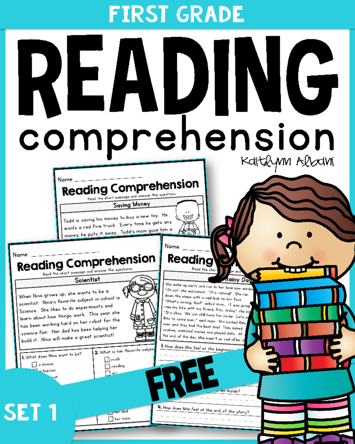 Freefirst Grade Reading Comprehension Passages Set 1-1 - M325k ...