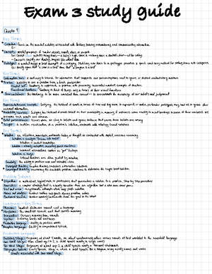 Intro To Psychology 2 - Exam 2 Study Guide Chapter 6 sensation ...