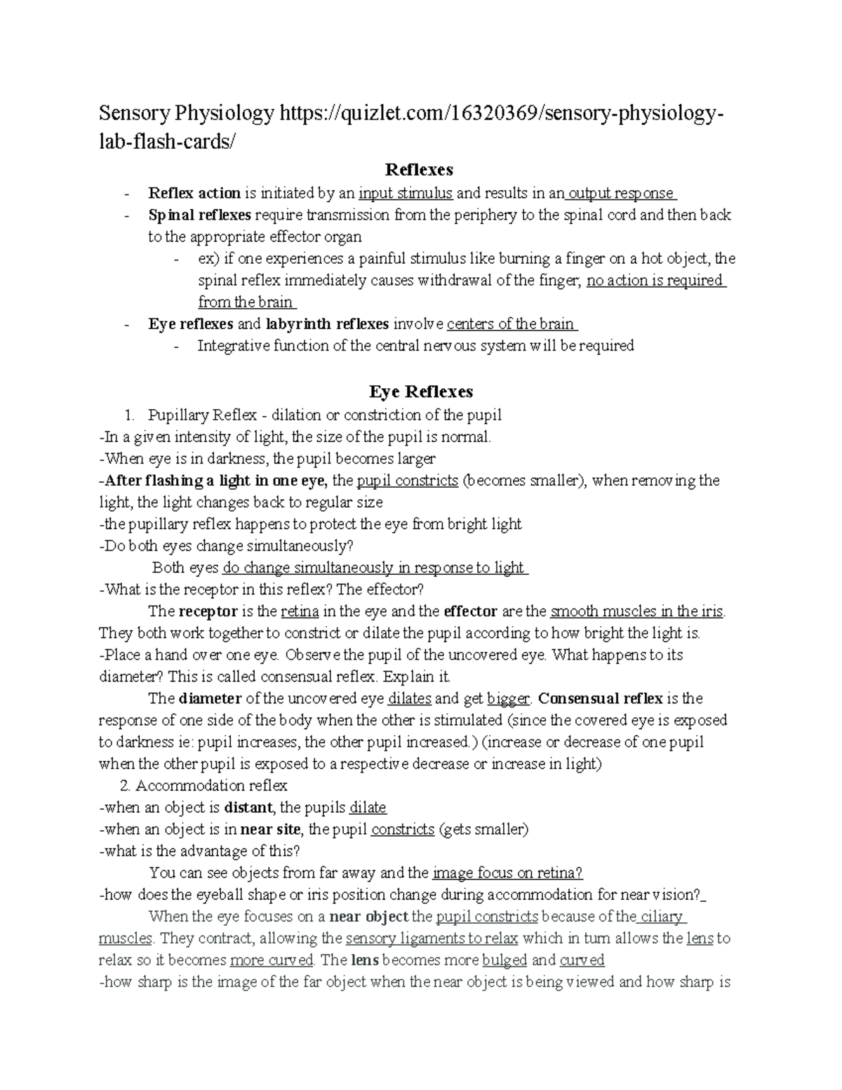 Lab 7 Quiz Sensory Physiology Sensory Physiology quizlet/16320369