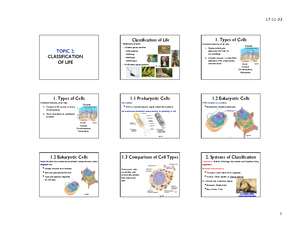 Lecture notes, lectures 1 - 9, 11, 12 - Introduction to cellular ...
